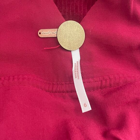 Free People Canyonlands Cord Red Jumper Dress - Picture 3 of 5